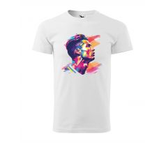 Tričko unisex RONALDO 1 - biele