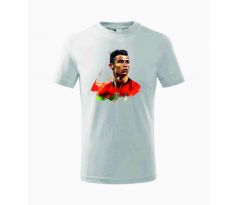 Tričko detské RONALDO 5 - biele