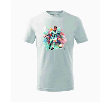 Tričko detské MESSI 1 - biele