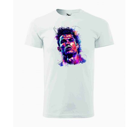 Tričko unisex RONALDO 4 - biele