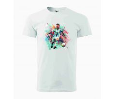 Tričko unisex MESSI 1 - biele