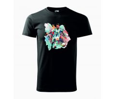Tričko unisex MESSI 1 - čierne