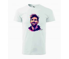 Tričko unisex MESSI 3 - biele