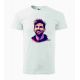 Tričko unisex MESSI 3 - biele