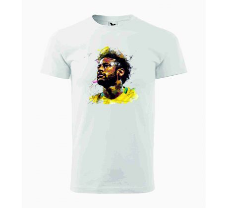Tričko unisex NEYMAR 1 - biele