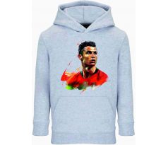 Mikina RONALDO 5 - sivá
