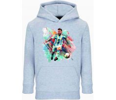 Mikina MESSI 1 - sivá