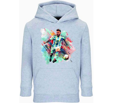 Mikina MESSI 1 - sivá