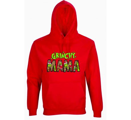Mikina GRINCH mama - červená
