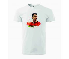 Tričko unisex RONALDO 5 - biele