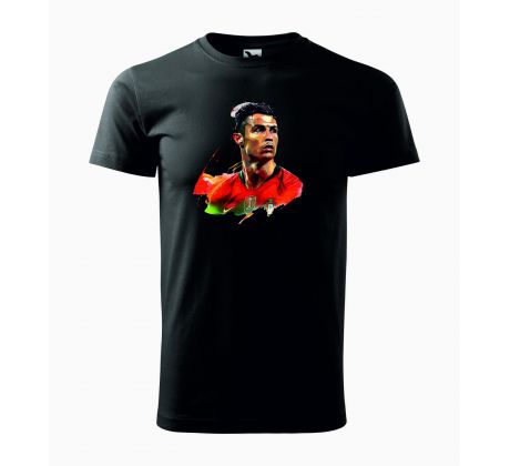 Tričko unisex RONALDO 5 - čierne