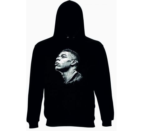 Mikina MBAPPE č/b - čierna UNI